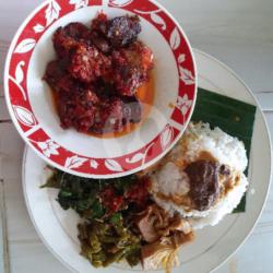 Nasi Sambel Kentang Ampela