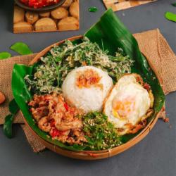 Nasi Telur Ceplok Binael Sambal Daging