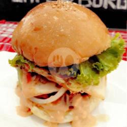 Special Chicken Burger   Ice Lemon Tea