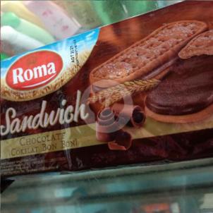 harga roma sandwich coklat 1 dus