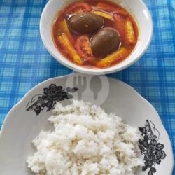 Pindang Telur Nasi Krupuk