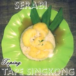 Serabi Toping Tape Singkong