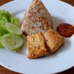 Nasi Tutug Oncom   Tahu Dan Tempe