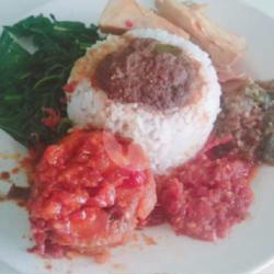 Nasi Ikan  Balado