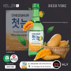 [ 21] Soju Cheosnun Mango - New Soju Korea Buah Mangga - 360 Ml