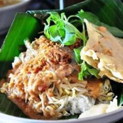 Nasi Pecel Lauk Ayam