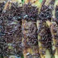 Pisang Tanduk Bakar   Meses  Susu