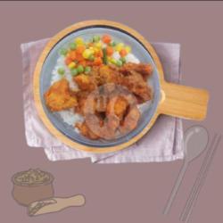 Ricebowl Ayam Bumbu Rendang
