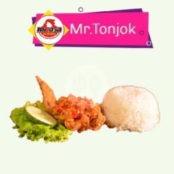 Ayam Tonjok Paha Bawah / Sayap   Nasi