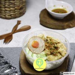 Promo Ricebowl Nasi Jeruk Ayam / Cumi / Dori Cabe Garam   Telur Omega