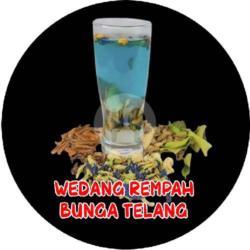 Wedang Rempah Bunga Telang Panas