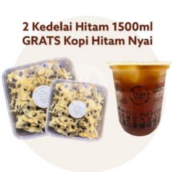 2 Peyek Kedelai Hitam 1500ml Gratis Kopi Hitam Nyai