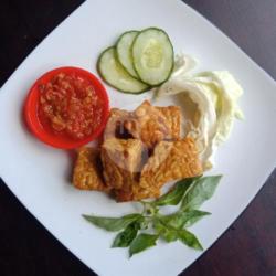 Tempe Goreng Sambal Geprek