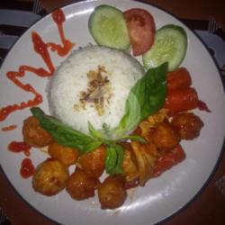 Nasi Pentol Baso Sosis Siomay, Sayuran