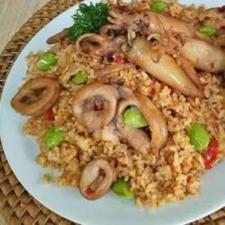 Nasi Goreng Cumi Sosis