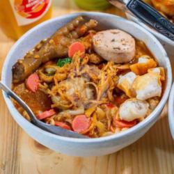 Seblak Kerupuk Topping Ceker,scallop,siomay Kering, Sosis,ayam Suwir, Bakso,