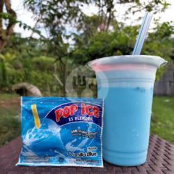 Milkshake Vanila Blue Popice