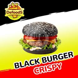 Black Burger Ayam Crispy