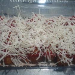 Pisang Goreng Crispy Strawberry Keju