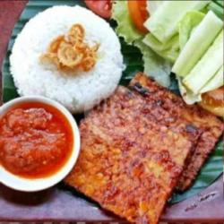 Nasi Tempe Panggang