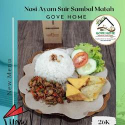 Nasi Ayam Suir Sambal Matah