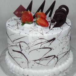 Chocolate Fudge Cake 16 Cm Bulat - Model A