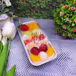 Large Tropical Fruit Puding