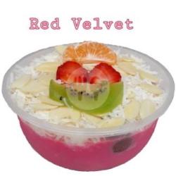 Salad Buah Fresh Red Velvet