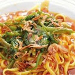 Mie Kangkung Terasi Telur