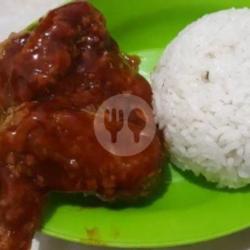 Spacy Chicken Wings Lava   Nasi