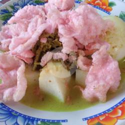 Lontong Paku   Telur