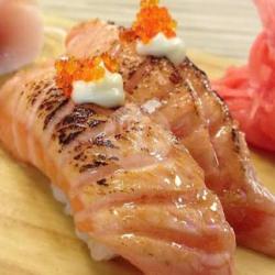 Salmon Belly Aburi (2 Pcs)