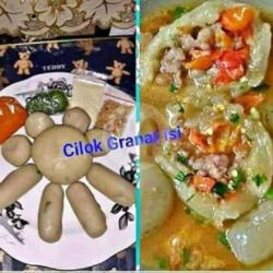 Cilok Granat ( Isi Lemak Sapi Pedas)