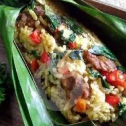 Nasi Bakar Kambing Bumbu Kebuli