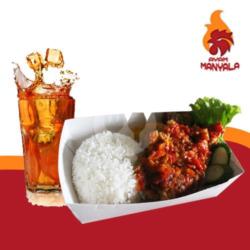 Paket Ayam Geprek Kumplit Manyala