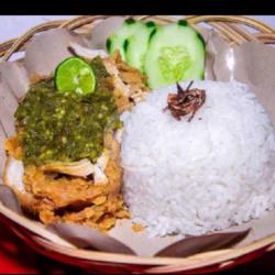 Ayam Geprek Tepung Sambel Ijo Rizkia