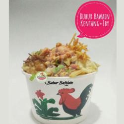 Bubur Ayam (kentang Balado   Ebi)