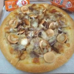 Barbeque Beef Pan Pizza Sedang