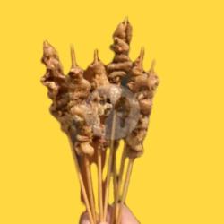 10 Tusuk Sate Kulit Goreng