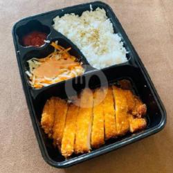 Nasi Bento Crispy Chicken Teriyaki