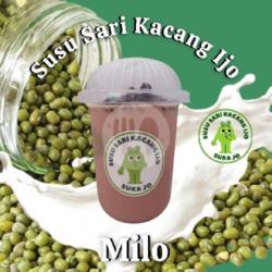 Es Sari Susu Kacang Ijo Milo