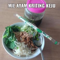 Mie Ayam Kriting Keju   Pangsit Goreng