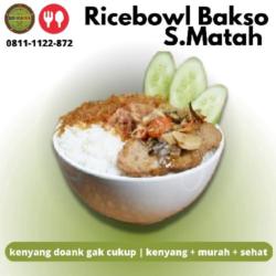 Ricebowl Bakso Sambal Matah