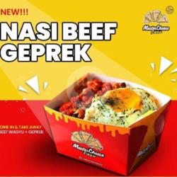 Nasi Beef Geprek Ricebox