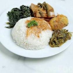 Nasi   Perkedel Goreng  Rames