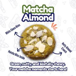 Soft Cookies Matcha Almond