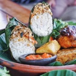 Nasi Bakar Pedas Pedo   Ayam Bakar/goreng