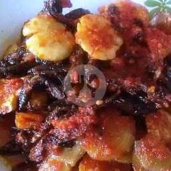 Lele Jengkol Sambal Merah Nasi