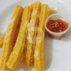 Churros Saus Pizza Peperoni