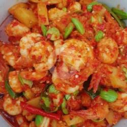 Udang Kentang Sambel Merah Pete